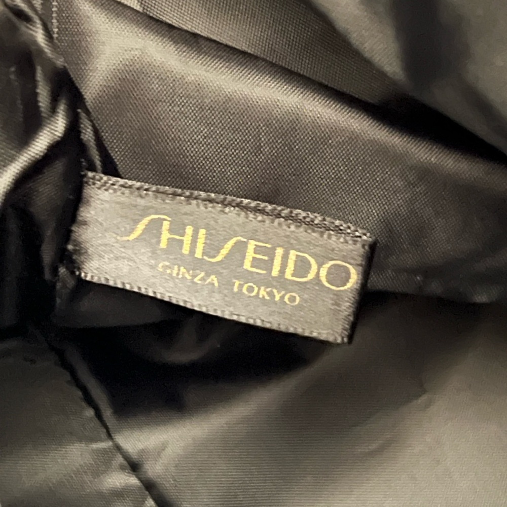 NWT Shiseido Black and Gold Geometric Tote Bag - Picture 7 of 9